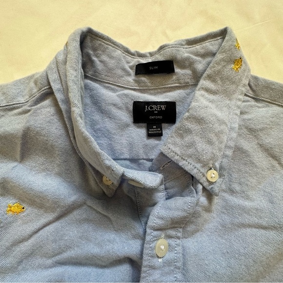 J. Crew Short Sleeve Oxford - Picture 2 of 3